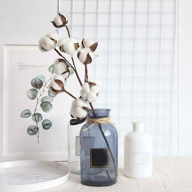 Cotton Flower Natural Plant Dried Bouquet Room Wedding Party Decor Home DIY Gift